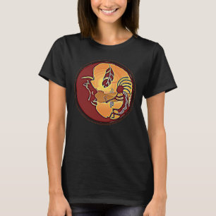 T-shirt Bouton paysage - Plume de lune Kokopelli 1