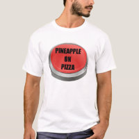 Bouton rouge - Ananas sur la pizza