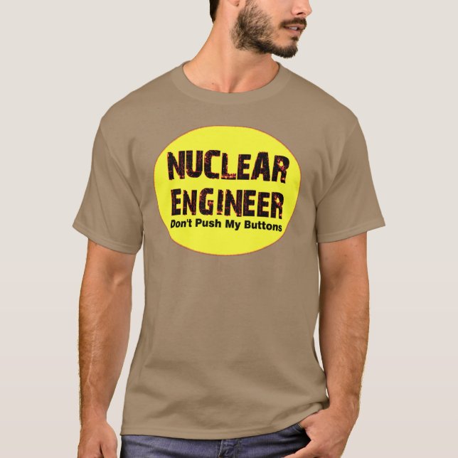 T-shirt Boutons du génie nucléaire (Devant)