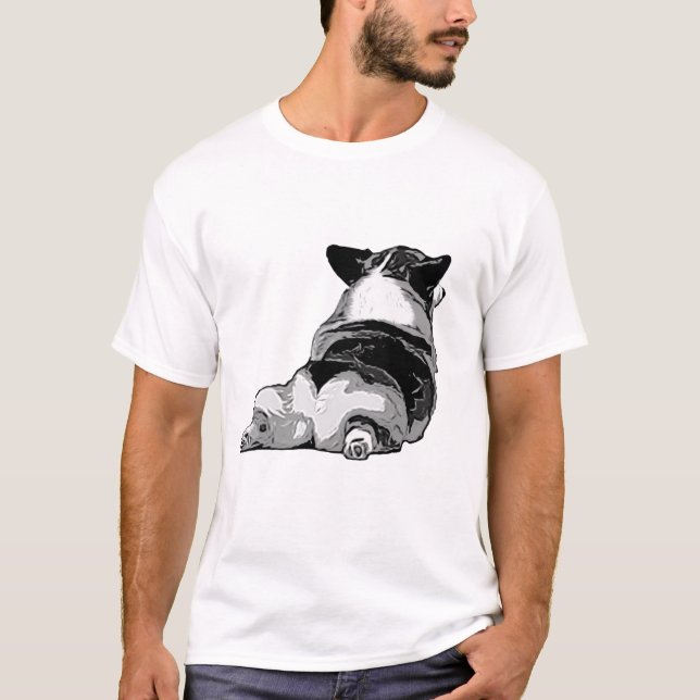 T-shirt Bouts de corgi (Devant)