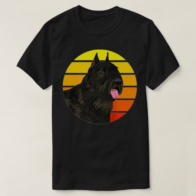 T-shirt Bouvier des Flandres Cadeau Amoureux des chiens (Design devant)