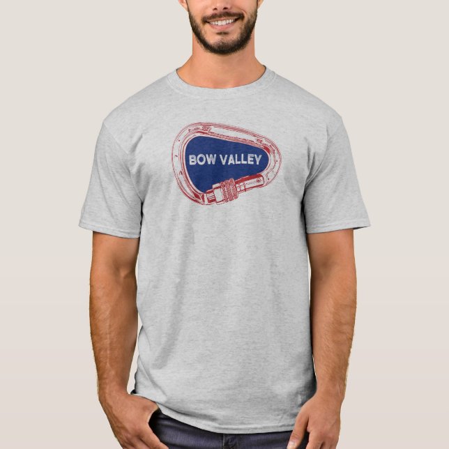 T-shirt Bow Valley Rock Escalade Carabiner (Devant)