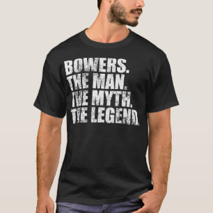 T-shirt Bowers Nom de famille Bowers nom de famille Bowers