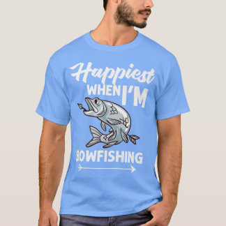 T-shirt BowFishing Bow Lights Flèches Crossbow Bowfisher P