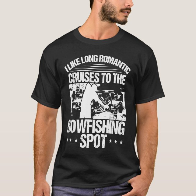 T-shirt BowFishing Spot Bowfisher Bowhunter Airboat Archer (Devant)