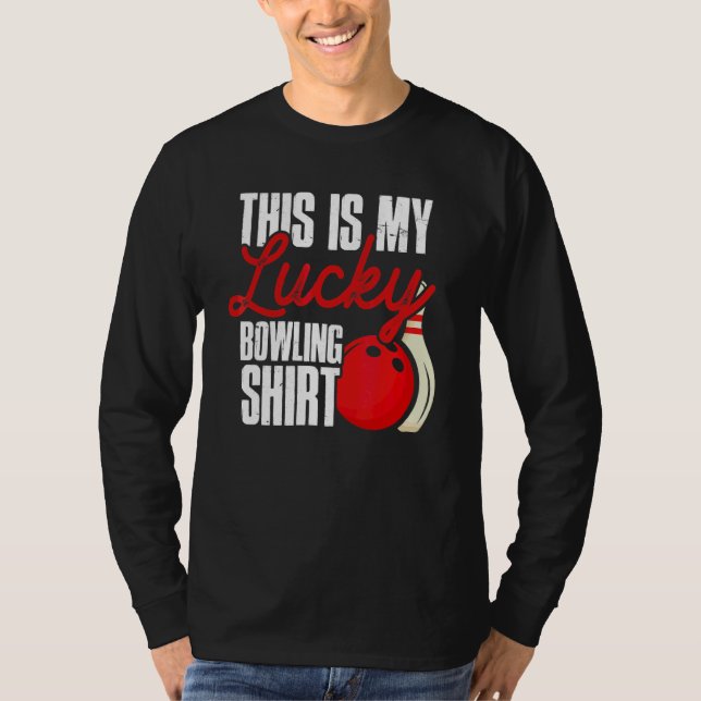 T-shirt Bowler C'Est Mon Lucky Bowling Bowling (Devant)