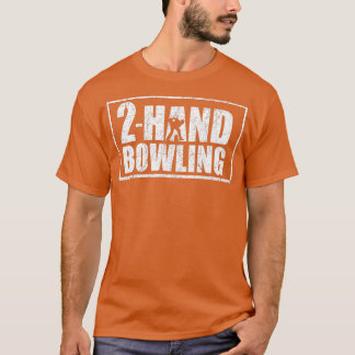 T-shirt Bowling à deux mains Bowler à 2 mains Strike Bowli