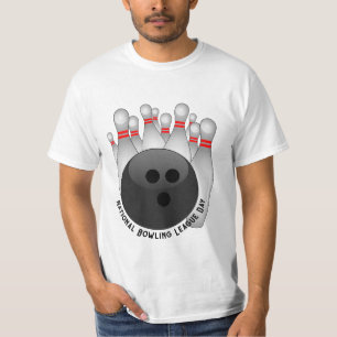 T-shirt Bowling Ball et Bowling Pins