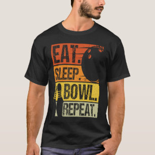 T-shirt Bowling Ball Pin Bowler Strike Bowlin