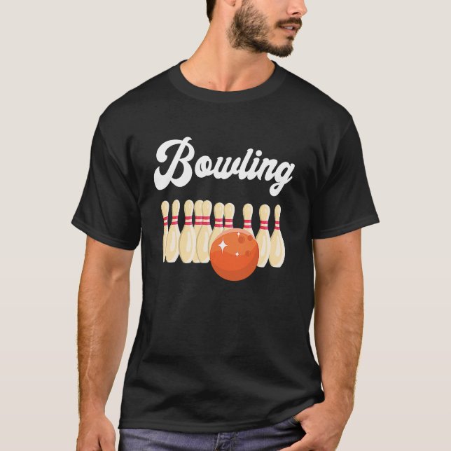 T-shirt Bowling Bowling Bowling Bowling Bowling Bowling Bo (Devant)