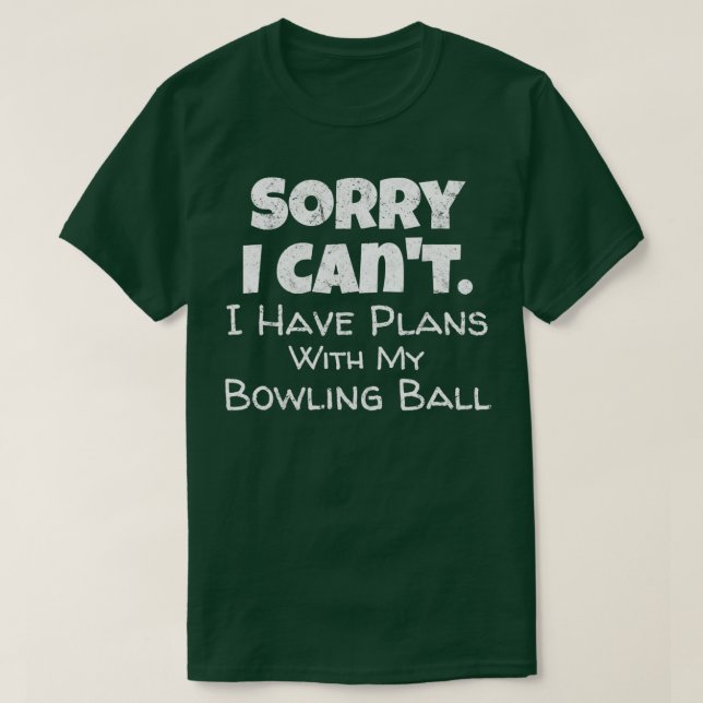 T-shirt Bowling Bowling Bowling T (Design devant)