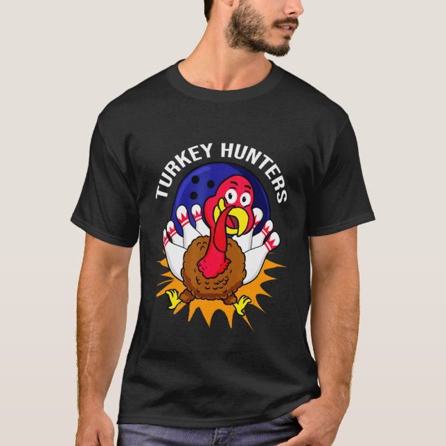 T-shirt Bowling de chasseurs de Turquie (Devant)