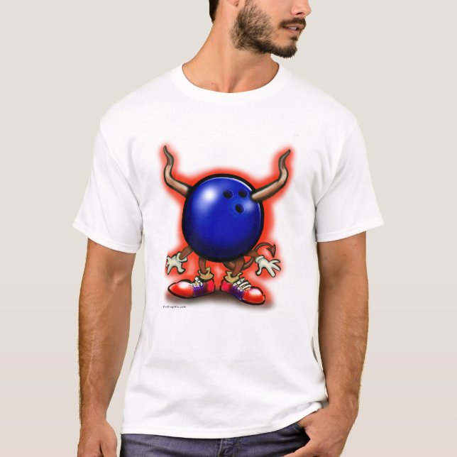 T-shirt Bowling Demon (Devant)