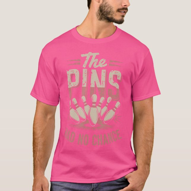 T-shirt Bowling drôle (Devant)