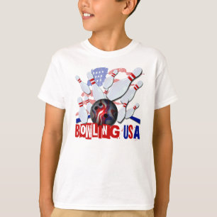 T-shirt Bowling Etats-Unis