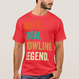 T-shirt Bowling Femme Maman Bowler Bowler Ball T