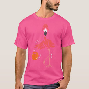T-shirt Bowling Flamant rose Bowling Joueur Garçons Filles