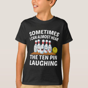 T-shirt Bowling Funny Bowler Entendre La Dix Épingles Rire