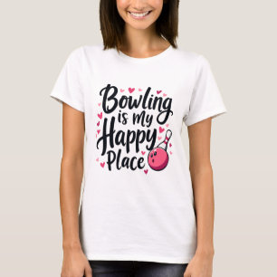 T-shirt Bowling Lover Cute Retro esthétique Sports Design