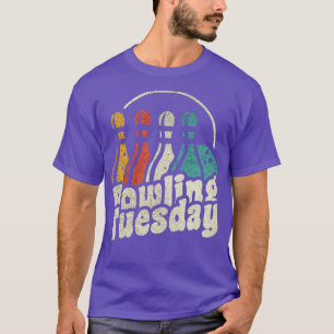 T-shirt Bowling Mardi Vintage Et Décor Retro Perdu