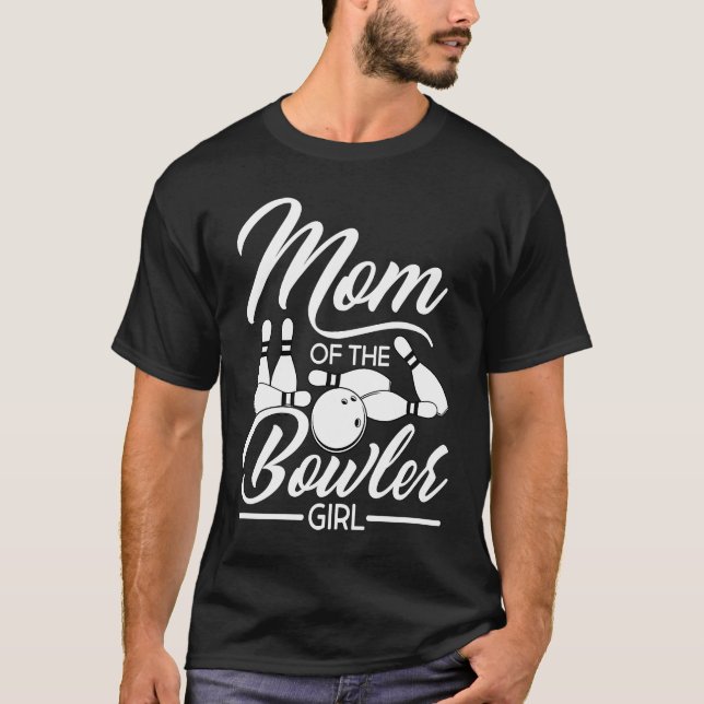 T-shirt Bowling Mom Pin Bowler Strike Bowling Team Bowling (Devant)