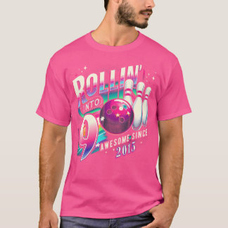 T-shirt Bowling Party Rollin' 9 Magnifique 2015 9E Anniver