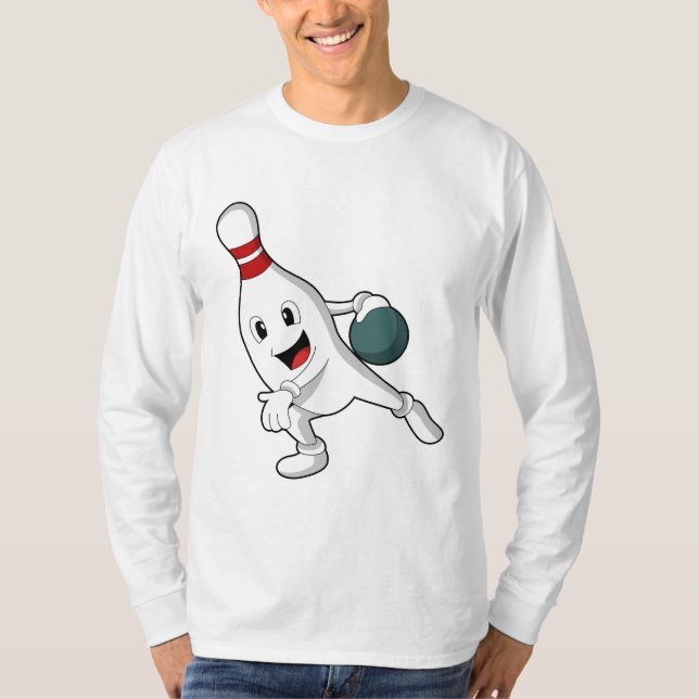 T-shirt Bowling pin Bowling (Devant)