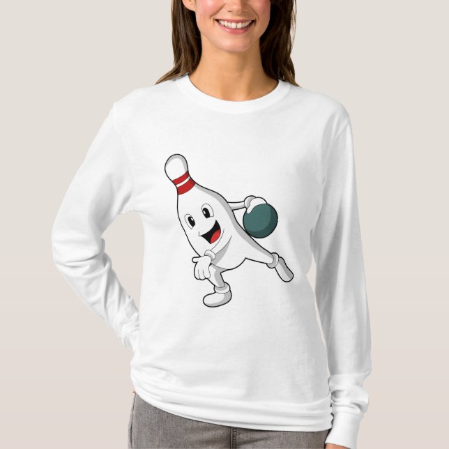 T-shirt Bowling pin Bowling (Devant)
