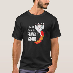 T-shirt Bowling Posez-Moi Des Questions Sur Mon Graphique 