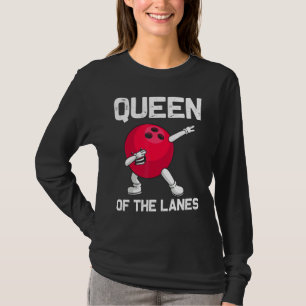 T-shirt Bowling Pour Femmes Grand-Mère Bowler Game Lane Sp