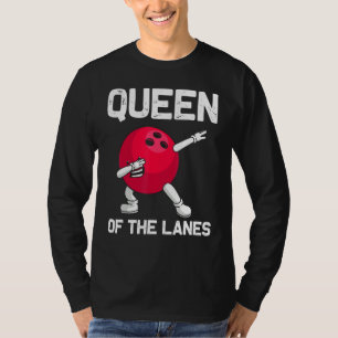 T-shirt Bowling Pour Femmes Grand-Mère Bowler Game Lane Sp