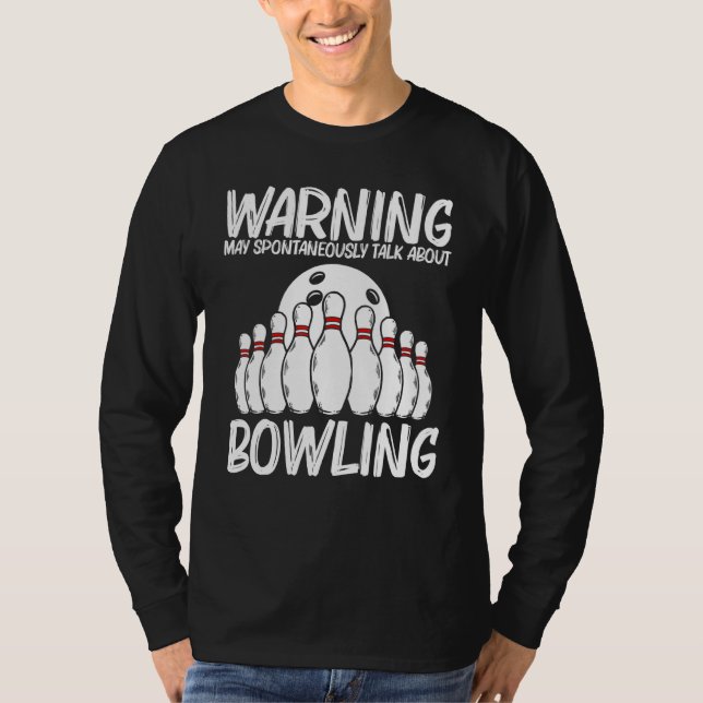 T-shirt Bowling Pour Hommes Femmes Bowling Joueur Bowler 1 (Devant)