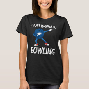 T-shirt Bowling Pour Hommes Femmes Dabbing Ball Lawn Bowl 