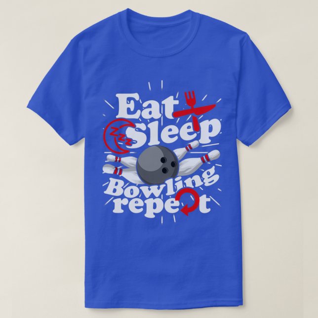 T-shirt Bowling quotidien Kegel Strike Bowling Centre T (Design devant)