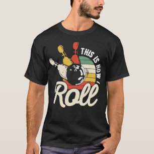 T-shirt Bowling Retro Fun