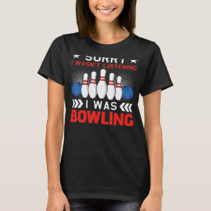 T-shirt Bowling Spare Strike Pin Bowling Alley 3