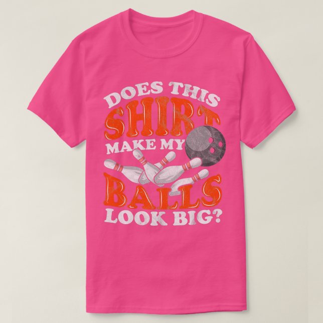 T-shirt Bowling Strike Skittts Pin Bowling Hall Spare 2 (Design devant)