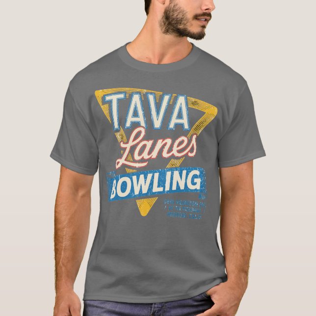 T-shirt Bowling Tava Lanes (Devant)