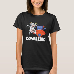 T-shirt Bowling Team Bowling Cow Bowler Bowling Pin Strik