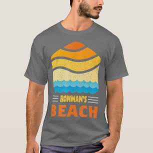 T-shirt Bowmans Beach Florida - Vagues Vintages Graphisme