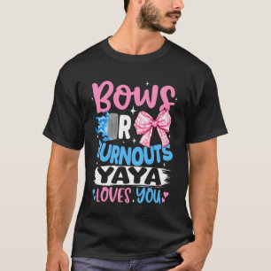 T-shirt Bows Or Burnouts Yaya T'aime Révélation Du Sexe Pa
