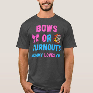 T-shirt Bows Ou Burnouts Maman Vous Aime Genre Révéler Béb
