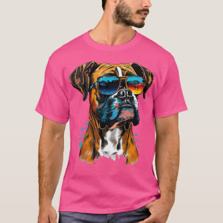T-shirt Boxe avec lunettes de soleil 2