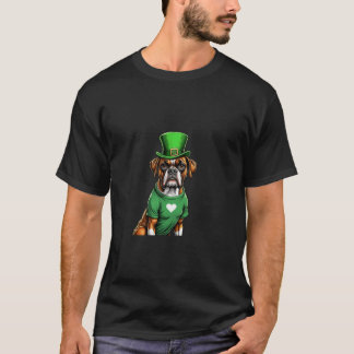 T-shirt Boxe Chien St Patrick s Day I Irlandais Casquette 