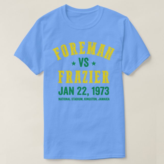 T-shirt Boxe contremaître contre Frazier (Design devant)