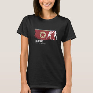 T-shirt Boxe Corée du Nord Sports de combat Combattant Box