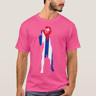 T-shirt Boxe Cuba Drapeau Hommes Boys Box Homme Concurrenc