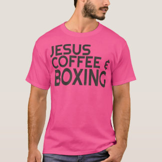 T-shirt Boxe de café Jésus Boxer chrétien Christ Gloire