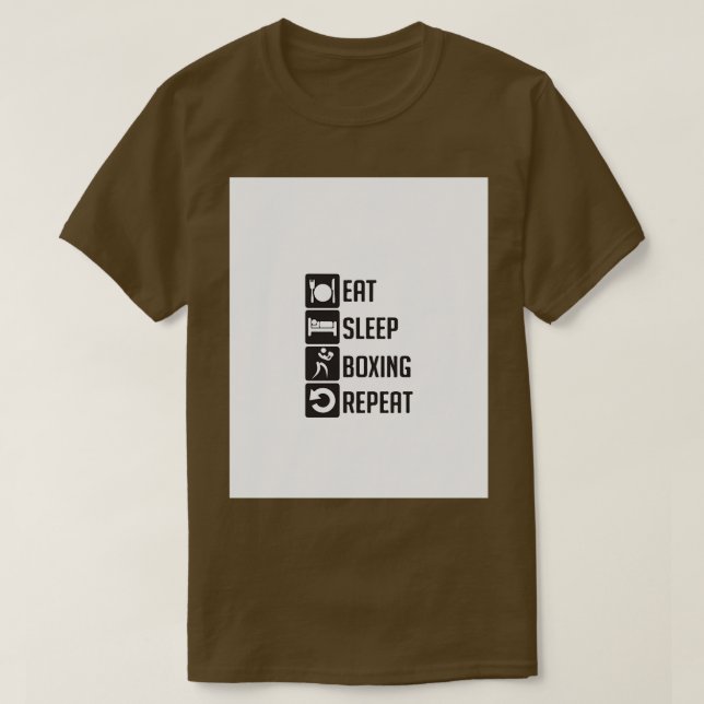 T-shirt boxe de sommeil (Design devant)