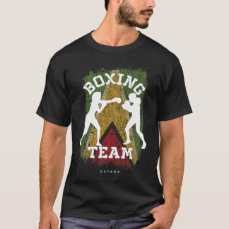 T-shirt Boxe Féminine Guyana Sports de Combat Boxeur Boxe